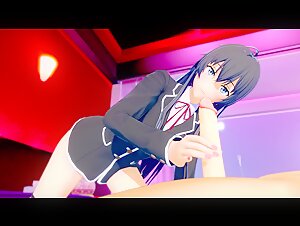 Oregairu: Romantic Sex with Hot Schoolgirl Yukino (3D Hentai)
