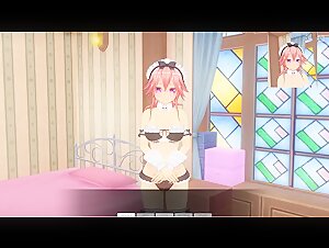 3D HENTAI Sisters Lesbians Play after a Walk