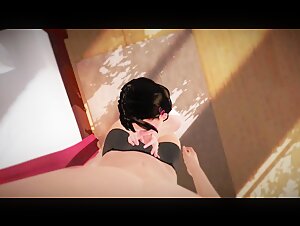 Sexaloid Girlfriend on the Floor [3d Hentai, 4K, 60FPS, Uncensored]