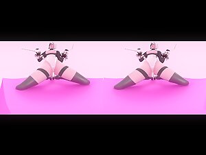 Nier Automata 2B Tease 4K VR [animation by Likkezg]